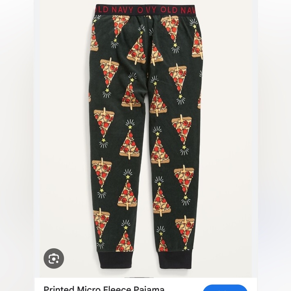 Old Navy Festive Print Pajama Pants Boys size large